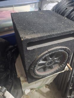 12" Kicker Woofer With Box