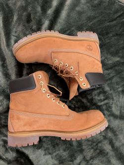 Mens Timberland 6-Inch Premium Wheat Boots Size 12