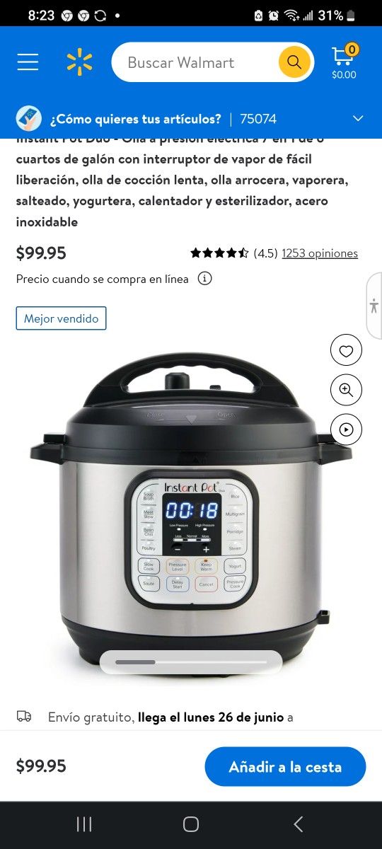 Instant Pot RIO, Formerly Known as Duo, 7-in-1 for Sale in Avondale, AZ -  OfferUp