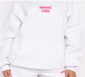 White fox hoodie
