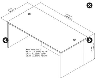 New Assembled Desk From Home Depot  Thumbnail