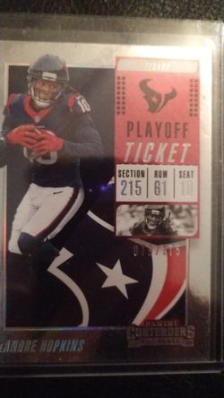 DeAndre Hopkins Playoff Ticket