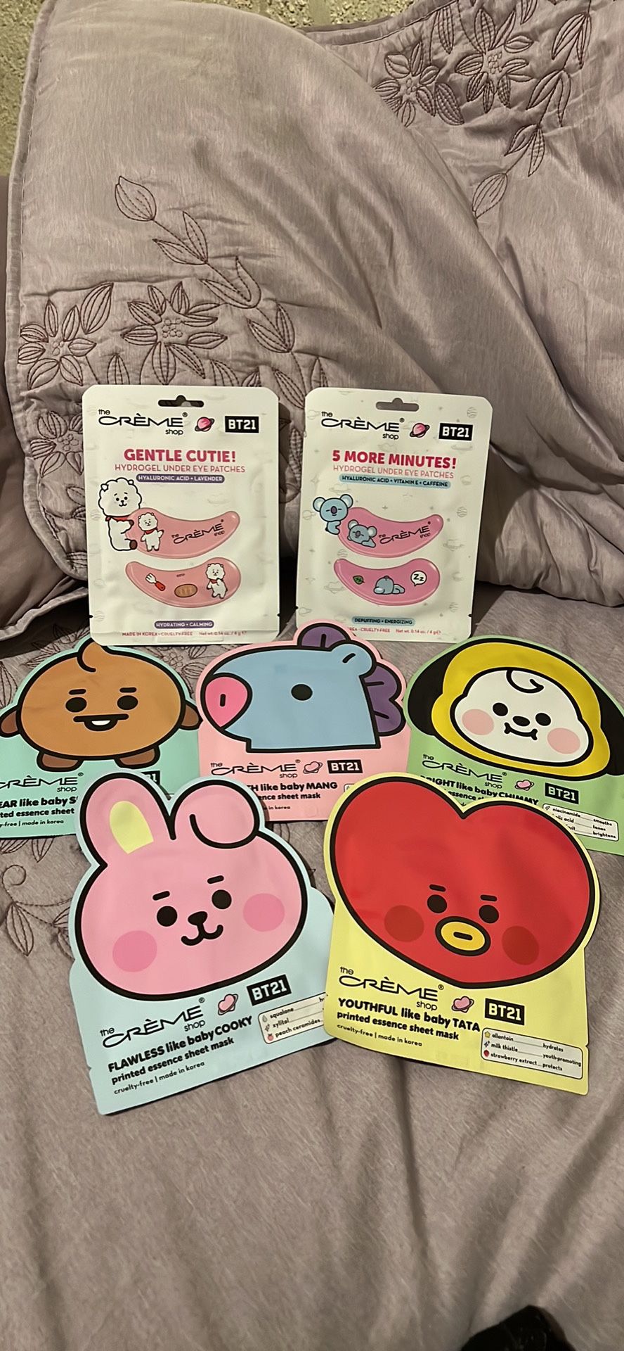 BT21 face masks