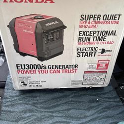 HONDA EU 3000 , NEW 