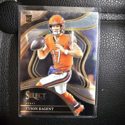 TYSON BAGENT BEARS SELECT ROOKIE PANINI NFL SPORTS CARD!