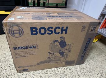 New Bosch PROFACTOR 12-In Dual-Bevel Glide Miter Saw