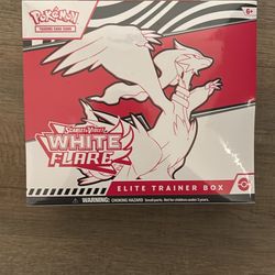 SEALED Scarlet and Violet White Flare Elite Trainer box