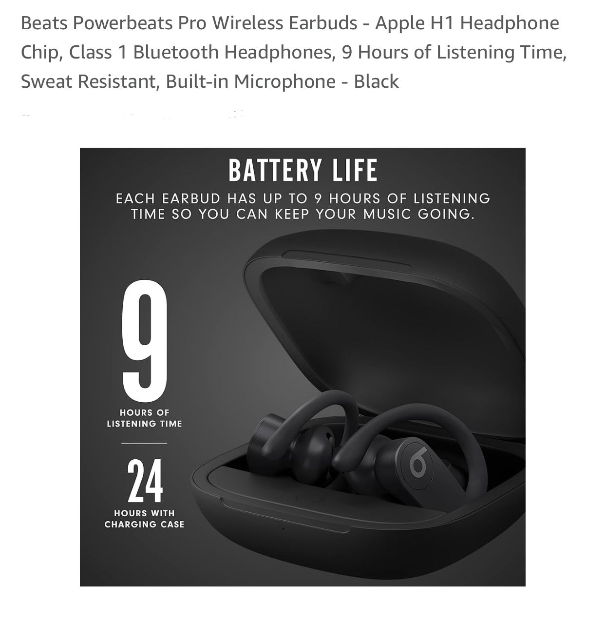 BEATS Powerbeats Pro Wireless EARBUDS