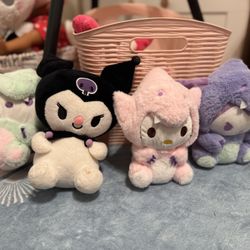Sanrio Stuffed Dolls - Set Of 4 For $25