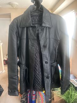 Black Sergio Vadducci Leather Jacket