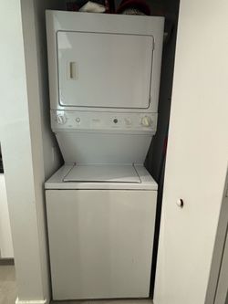 Washer Dryer GE stackable