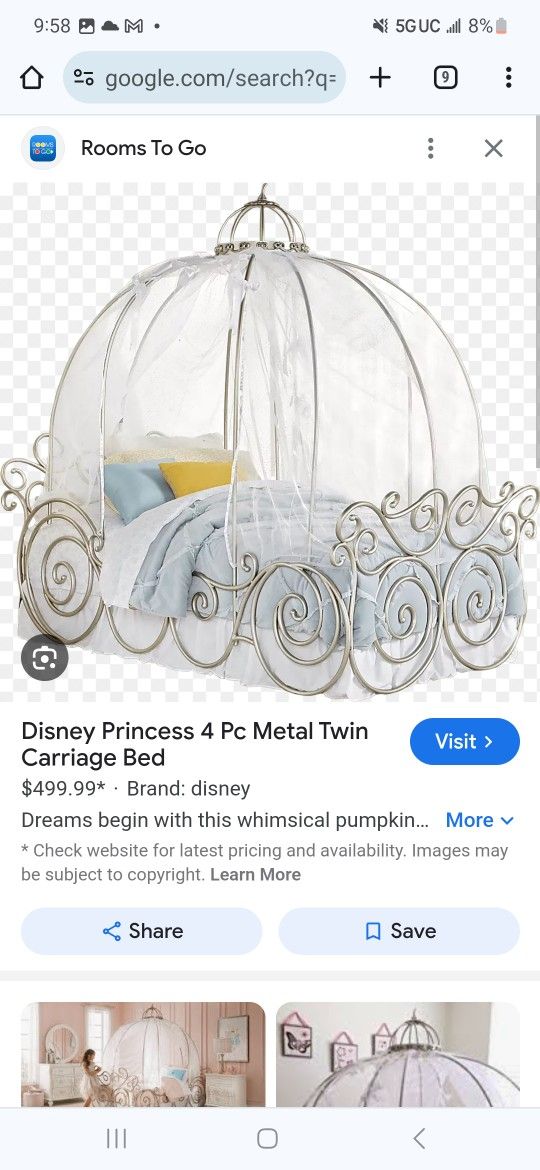 Cinderella Bed 