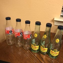 3 Coca-cola And 3 Topo-Chico Salt Shakers