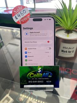 14 Pro Max 256gig Unlk