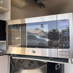 GE Built-In Microwave & Trim (Stainless Steel)
