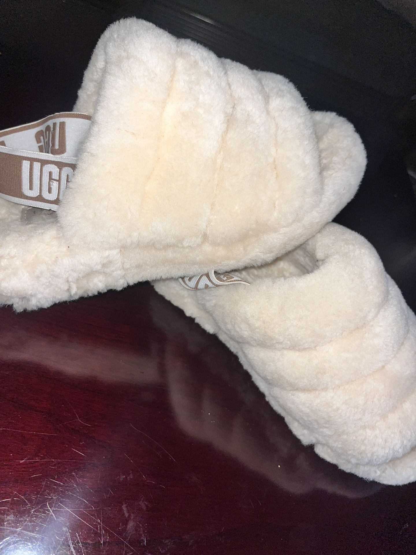 2019 UGG Wmns Fluff Yeah Slide 'Chestnut'
