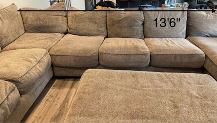 Stanton Oversized Sectional Sofa + Ottoman