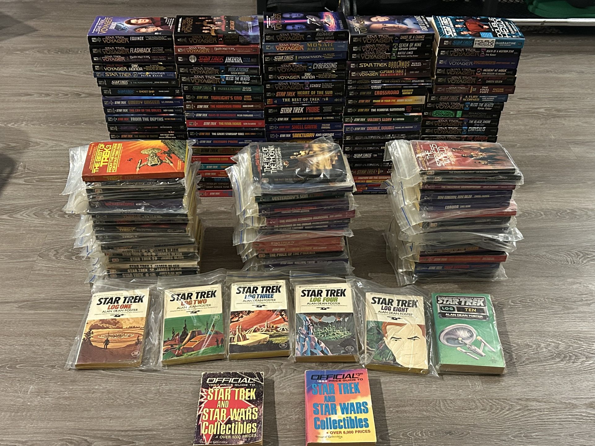 HUGE Star Trek Paperback Lot 151 Novels Vintage Science Fiction Sci-fi Collect