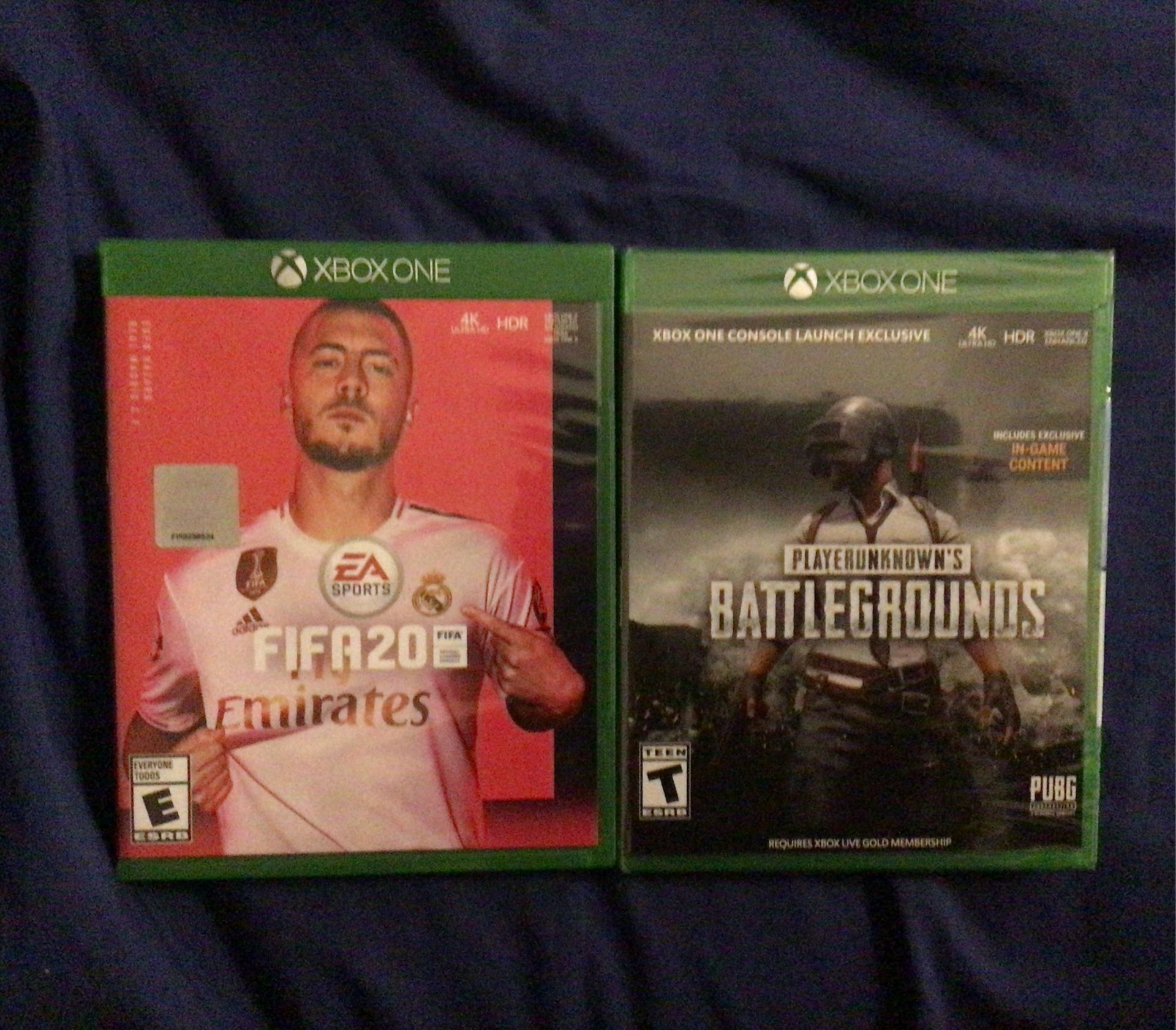 FIFA 20 and PUBG XBOX ONE Games