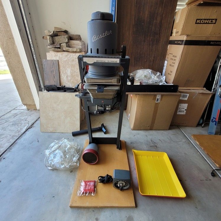 Beseler Model 23c Series ii Photo Enlarger 1960's Dark Room Bundle Photography Equipment 50mm