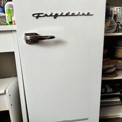 White Frigidaire Mini Fridge