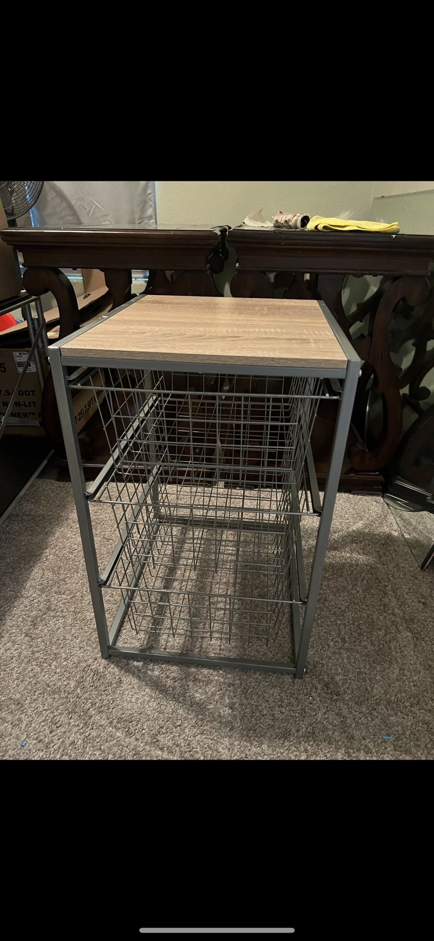 Short end Table, Storage, Clean