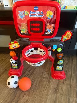 Kids basket ball hoop and soccer with sound