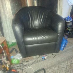 Leather Swivel Chair
