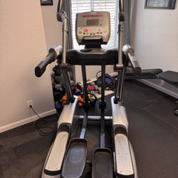 Commercial elliptical cross-trainer 