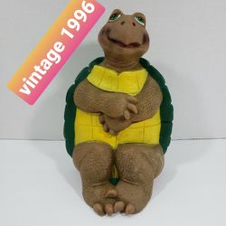 Vintage 1996 Art Line Inc Turtle Lawn Ornament Statue