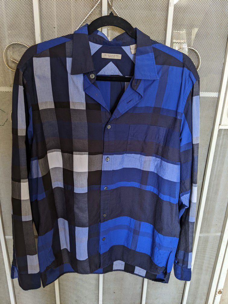 Authentic Burberry Shirt Size Large, Used One Time Only for Sale in  Riverside, CA - OfferUp
