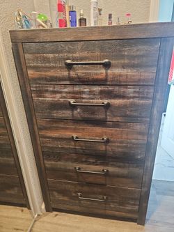 Brown dresser