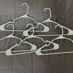 5pk Plastic Hangers Mint