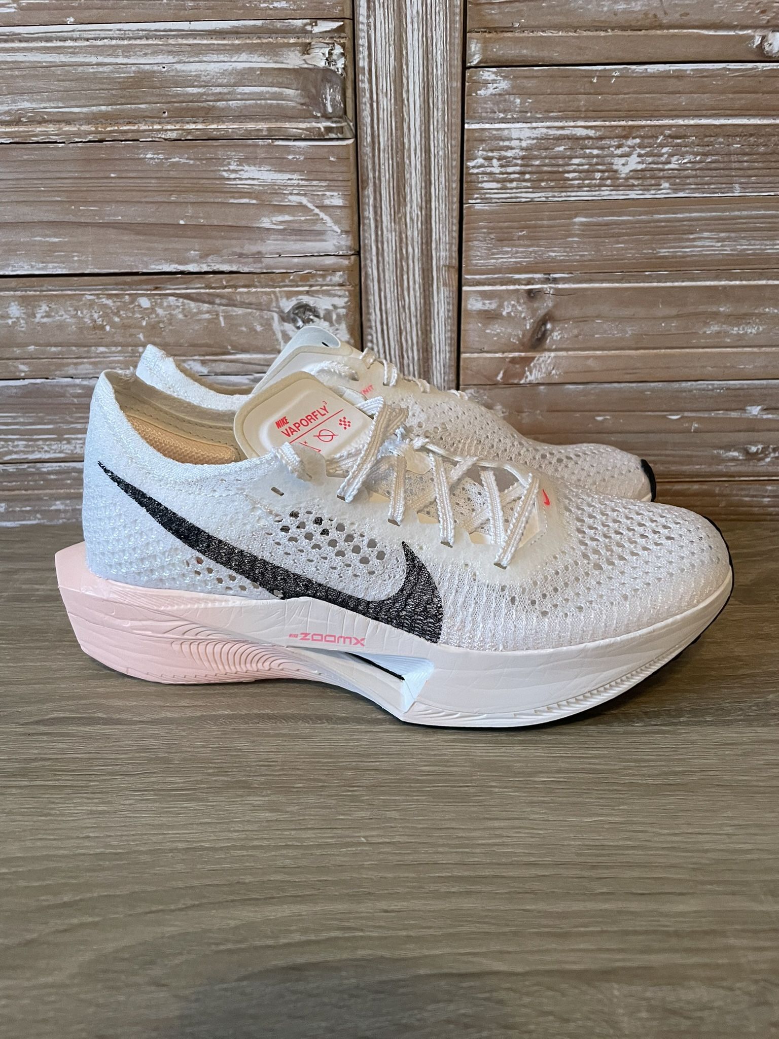 NEW! Women Nike ZoomX Vaporfly NEXT% 3 Guava Ice White Running Racing Shoes SZ 9.5 Brand new 100% authentic! Check out photos for further details and