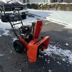 Beautiful Ariens Compact 24” 2 Stage Snowblower with Electric Start & MORE 