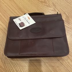 Bob Timberlake Leather Double-Sided Briefcase