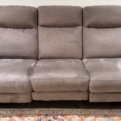Melina living spaces power reclining sofa