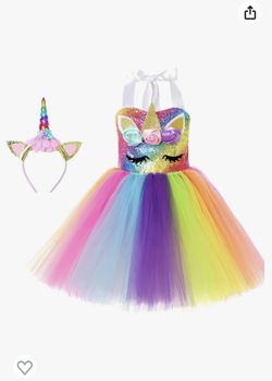 Girls Unicorn Dress