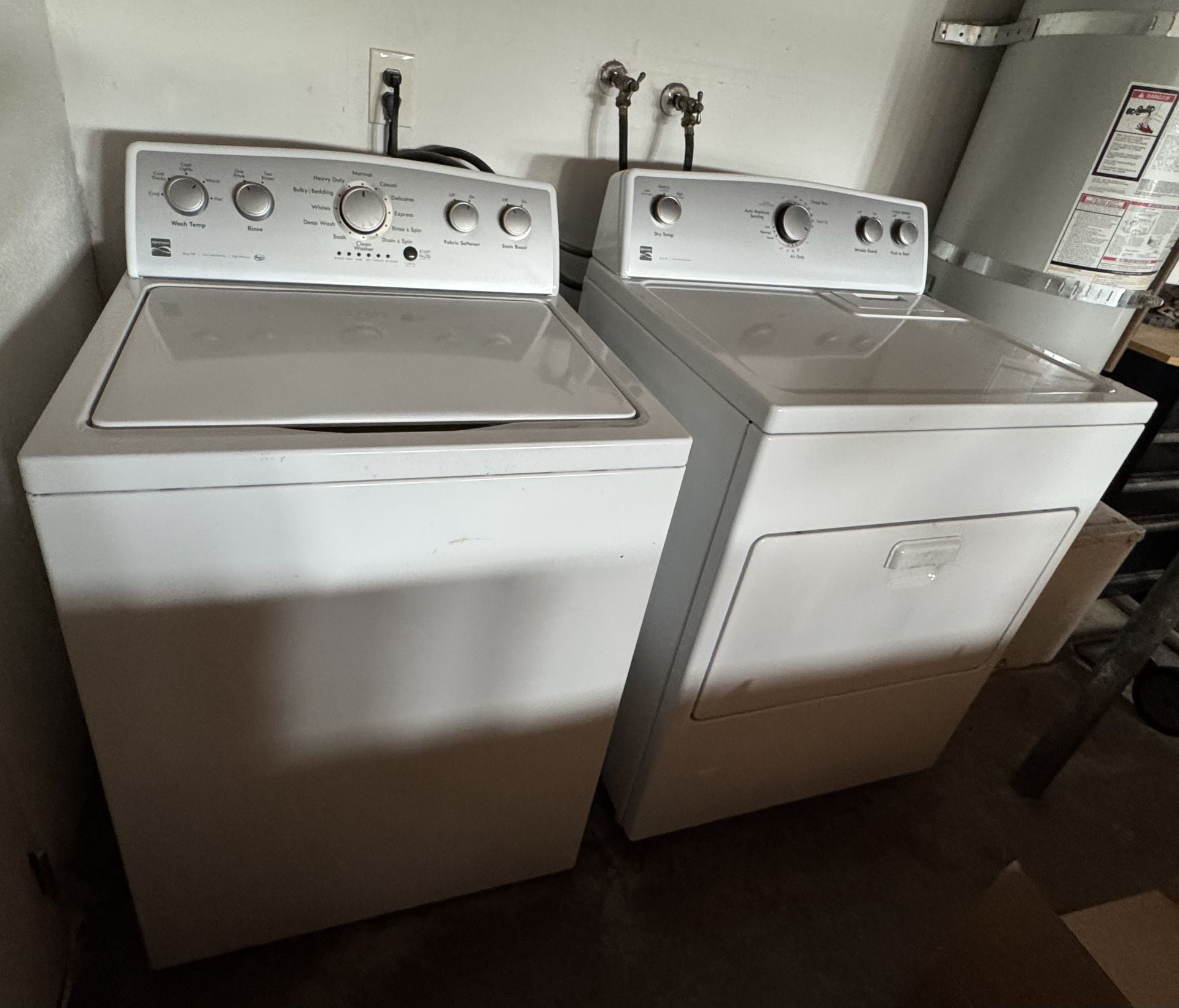 Kenmore Washer And Dryer Set