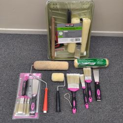 Painting Supplies Brushes, Scrapers, And Rollers