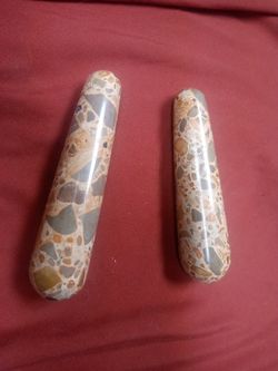 Leopardite healing wands