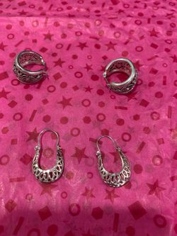3set silver errings