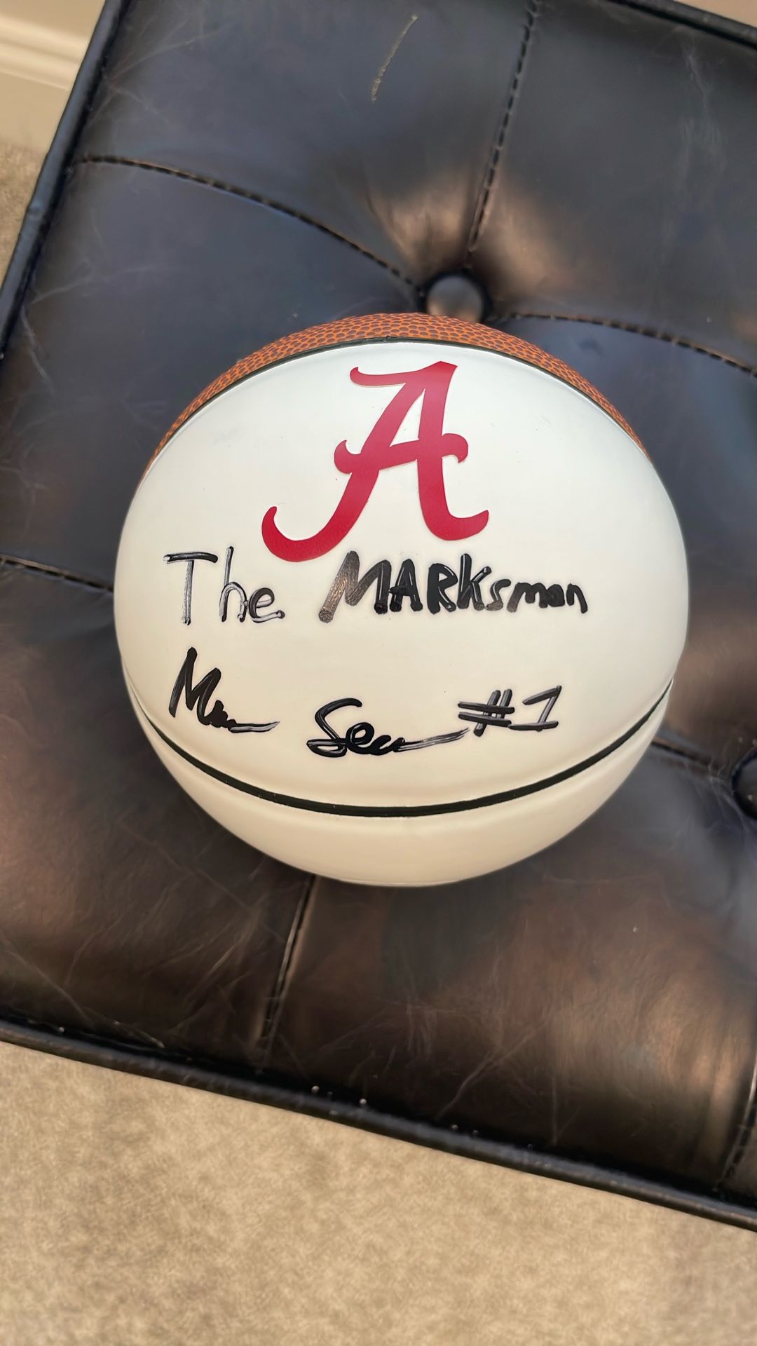 Mark Sears Autographed Mini-Basketball