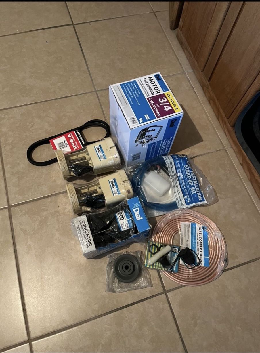 New Swamp Cooler Motor & New Parts Bundle