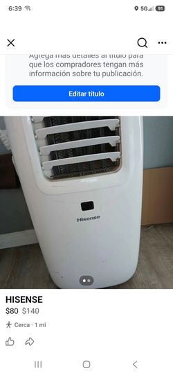 Hisense portable Air Conditioner $140