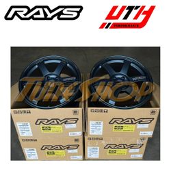 RAYS VOLK RACING TE37 SAGA S-PLUS 18x9.5 5x114 +38 SUBARU WRX STI WHEEL RIM M.BLUE