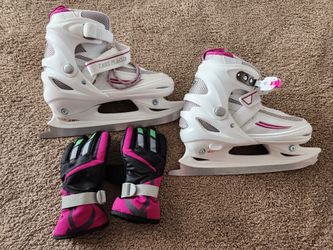 Lake Placid Summit Girls Adjustable Ice Skate Size 5 to 8