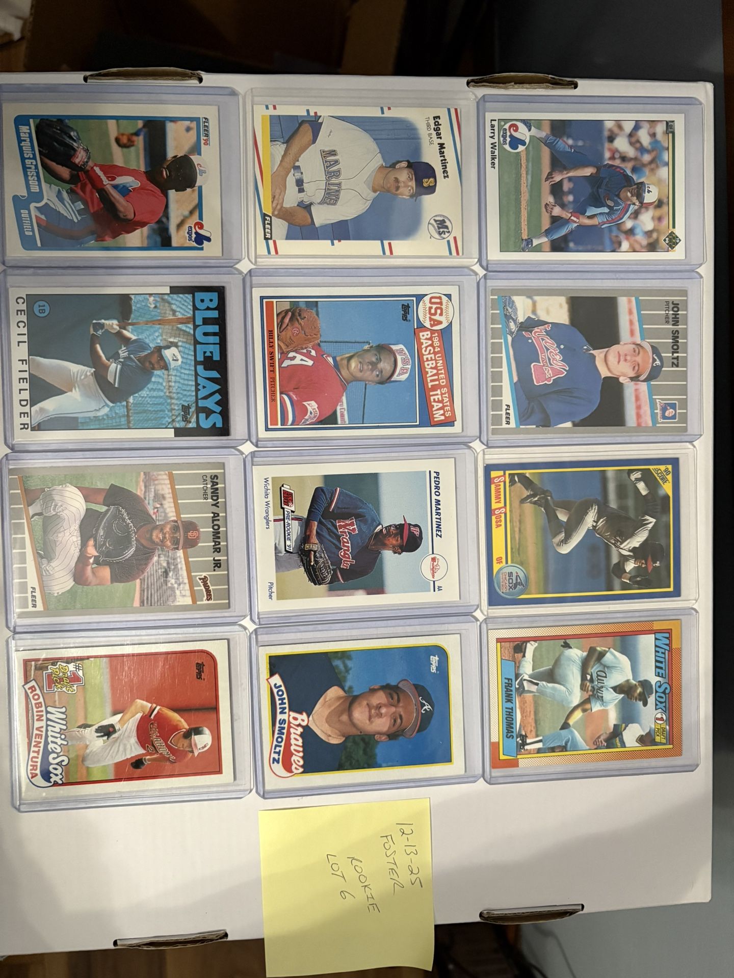 Baseball Rookie Lot Christmas Gift