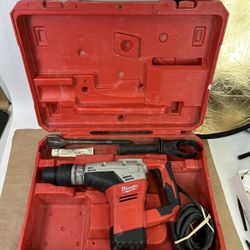 Tested Milwaukee 5317-20 SDS Max Rotary Hammer Drill 1-9/16" With 1 Bit And Case 