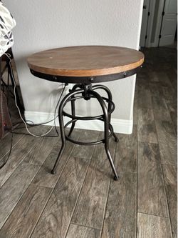 Ashley Adjustable End Table Industrial